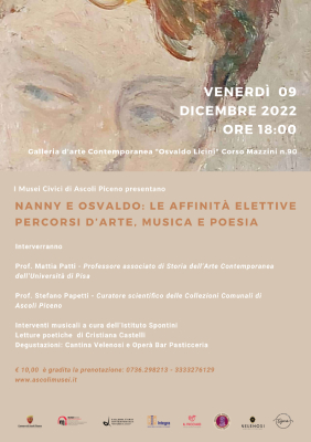 Nanny e Osvaldo: le affinità elettive - Percorsi d'arte, musica e poesia