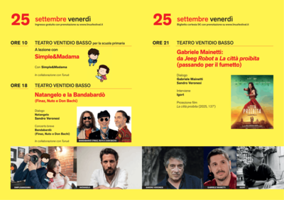 Linus - Festival del fumetto - V edizione - Venerdì 25 settembre