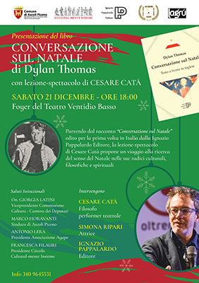 Presentazione del libro Conversazione sul Natale di Dulan Thomas