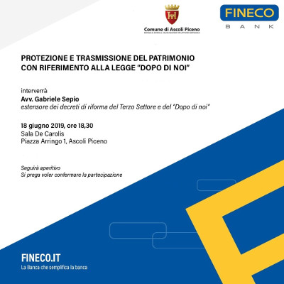 Protezione e trasmissione del patrimonio con riferimento alla legge "Dopo di noi"
