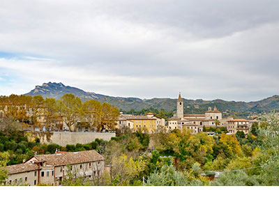 Panoramica di Ascoli Piceno verso il Monte dell'Ascensione