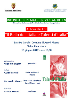 Incontro con Maarten Van Aalderen