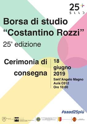 Borsa di studio "Cotantino Rozzi" - Cerimonia di consegna