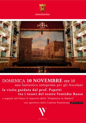 Visita tra i tesori del Teatro Ventidio Basso