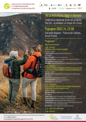 Progetto Marche_active@net al tempo del sisma - Conferenza finale regionale
