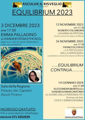 Equilibrium 2023 - "Emma Palladino - La radioestesia efficace"