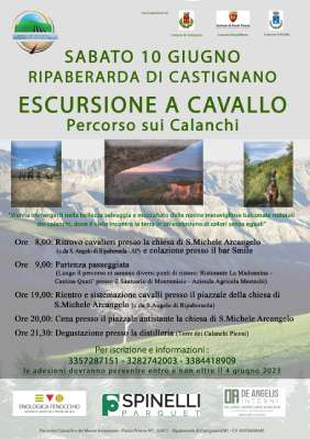 Escursione a cavallo - Percorso sui Calanchi
