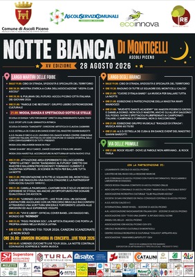 Notte Bianca di Monticelli 2026