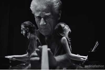 Gloria Campaner e Leszek Mozdzer durante il concerto