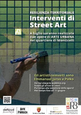 Interventi di street art a Monticelli