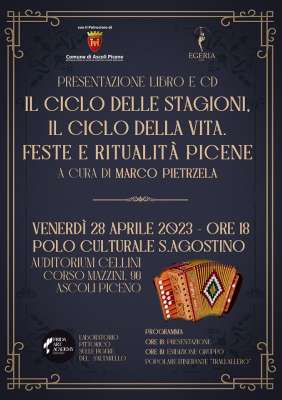 Presentazione libro e cd "Il ciclo delle stagioni, il ciclo della vita - Feste e ritualità picene"