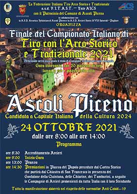 Finale del Campionato Italiano di Tiro con l'Arco Storico e Tradizionale 2021