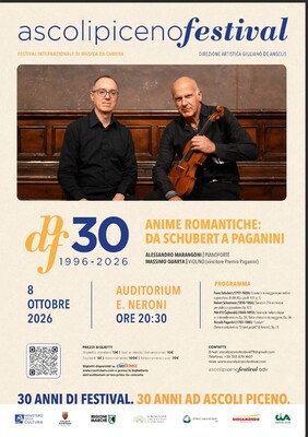 Ascoli Piceno Festival - Trenta - Edizione 2026 - 8 ottobre