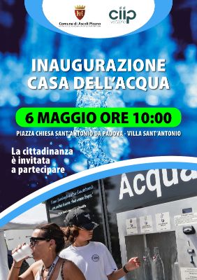 Inaugurazione casa dell'acqua a Villa Sant'Antonio