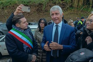  Inaugurata la nuova pista di atletica leggera alla presenza del Ministro dello Sport Andrea Abodi