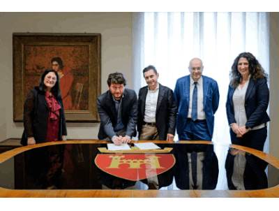 Firma apposta dal Soprintendente Giovanni Issini