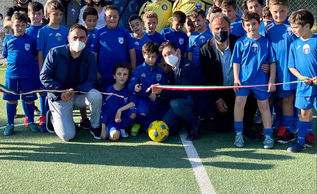 Inaugurato il nuovo parco sportivo in via dei Narcisi