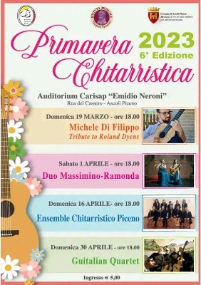 Primavera chitarristica 2023 - Sabato 1 aprile