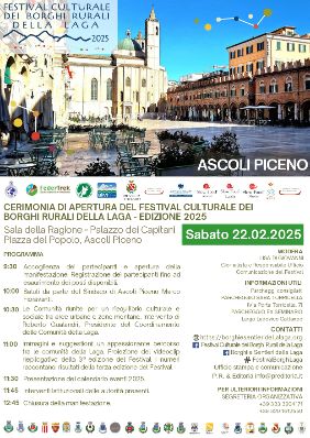 Cerimonia di apertura del Festival culturale dei Borghi rurali della Laga - Edizione 2025