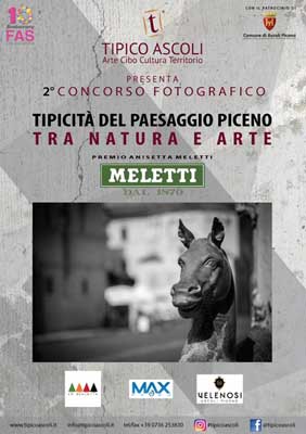 Locandina 2° concorso fotografico "Tipicità del paesaggio piceno tra natura e arte"