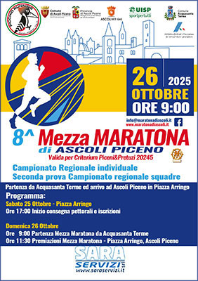 8^ 1/2 maratona di Ascoli Piceno
