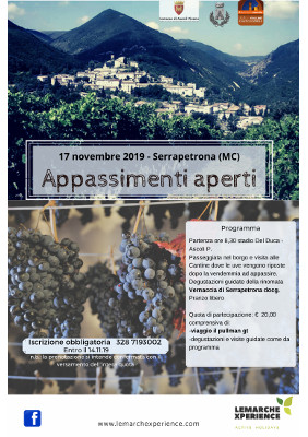 Locandina Appassimenti aperti