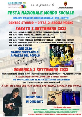 Festa nazionale mondo sociale