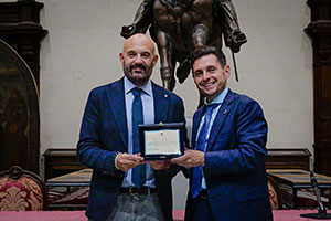 Il Sindaco Fioravanti e CEO Giocamondo De Angelis