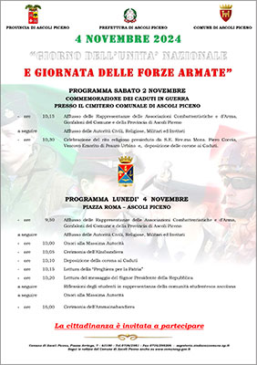 Giorno dell'unità nazionale e Giornata delle Forze Armate 2024