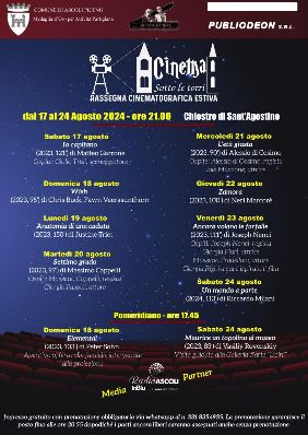 Cinema sotto le torri 2024