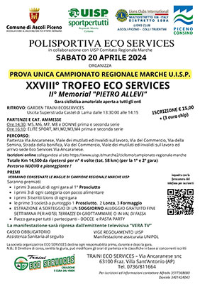 XXVIII Trofeo Eco Service - II Memorial "Pietro Allevi" - Gara ciclistica amatoriale