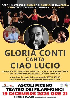 Gloria Conti canta Ciao Lucio
