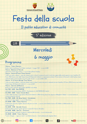 Festa della scuola - Mercoledì 6 maggio