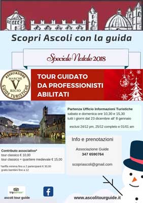 Scopri Ascoli con la guida - Natale 2018 