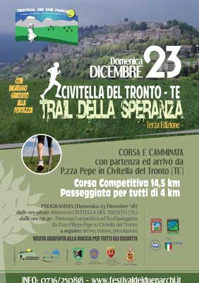 Festival dei due parchi - Terzo Ecotrail della speranza