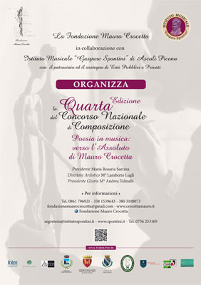 Quarta edizione del concorso Poesia e musica