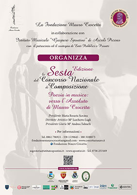 Sesta edizione del Concorso Nazionale di Composizione Poesia in musica: verso l'Assoluto di Mauro Crocetta