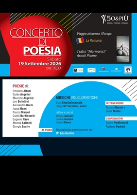 Concerto di poesia - 50&Più