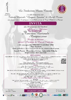 Premiazione concorso nazionale di composizione "Poesia in musica: verso l’Assoluto di Mauro Crocetta 2024"