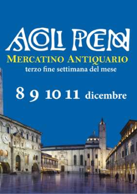 Mercatino dell'antiquariato 8, 9, 10 e 11 dicembre 2022