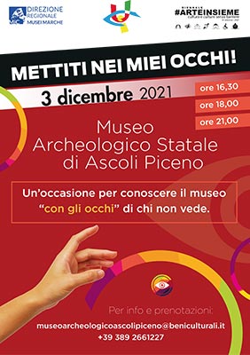 Mettiti nei miei occhi - Un'occasione per conoscere il museo "con gli occhi" di chi non vede