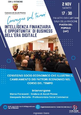 Convegno sul tema "Intelligenza finanziaria e opportunità di business nell'era digitale"