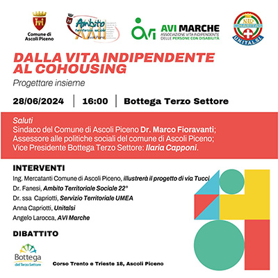 Dalla vita indipendente al cohousing - Progettare insieme