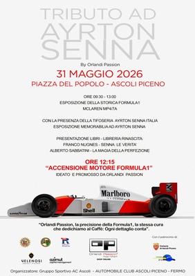 Tributo ad Ayrton Senna - domenica 31 maggio