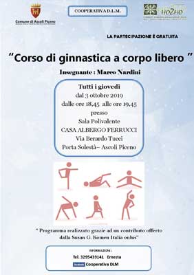 Corso di ginnastica a corpo libero