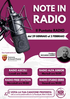 "Note in Radio"  - Seconda puntata radio