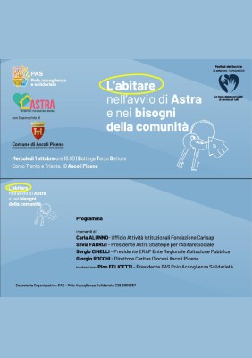 L'abitare nell'avvio di Astra e nei bisogni della comunità