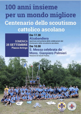 Centenario dello scoutismo cattolico ascolano