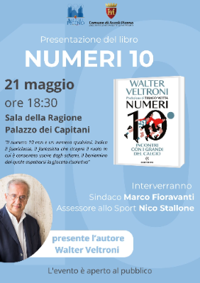 Presentazione del libro "Numeri 10" di Walter Veltroni