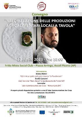 Fritto Misto 2023 - Convegno "Valorizzazione delle produzioni agroalimentari locali a tavola"